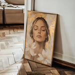 Portrait 193 Canvas Art 60 x 40 cm / Black