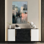 Abstract 1933 Canvas Art 60 x 40 cm / Black
