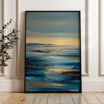Abstract 1934 Canvas Art 60 x 40 cm / Black