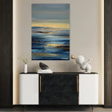 Abstract 1934 Canvas Art 60 x 40 cm / Black