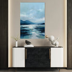 Abstract 1936 Canvas Art 60 x 40 cm / Black