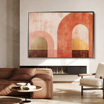 Boho 194 Canvas Art 60 x 40 cm / Black