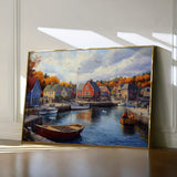 Landscape 194 Canvas Art 60 x 40 cm / Black