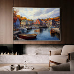Landscape 194 Canvas Art 60 x 40 cm / Black