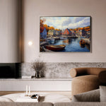 Landscape 194 Canvas Art 60 x 40 cm / Black