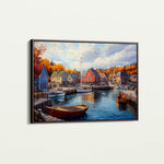 Landscape 194 Canvas Art 60 x 40 cm / Black
