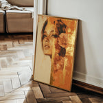 Portrait 194 Canvas Art 60 x 40 cm / Black