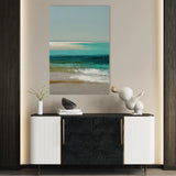 Abstract 1942 Canvas Art 60 x 40 cm / Black