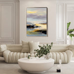 Abstract 1944 Canvas Art 60 x 40 cm / Black