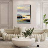 Abstract 1944 Canvas Art 60 x 40 cm / Black