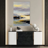 Abstract 1944 Canvas Art 60 x 40 cm / Black