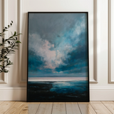 Abstract 1947 Canvas Art 60 x 40 cm / Black