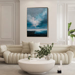 Abstract 1947 Canvas Art 60 x 40 cm / Black