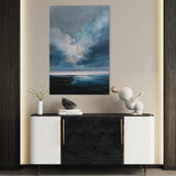 Abstract 1947 Canvas Art 60 x 40 cm / Black