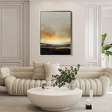 Abstract 1949 Canvas Art 60 x 40 cm / Black