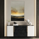 Abstract 1949 Canvas Art 60 x 40 cm / Black