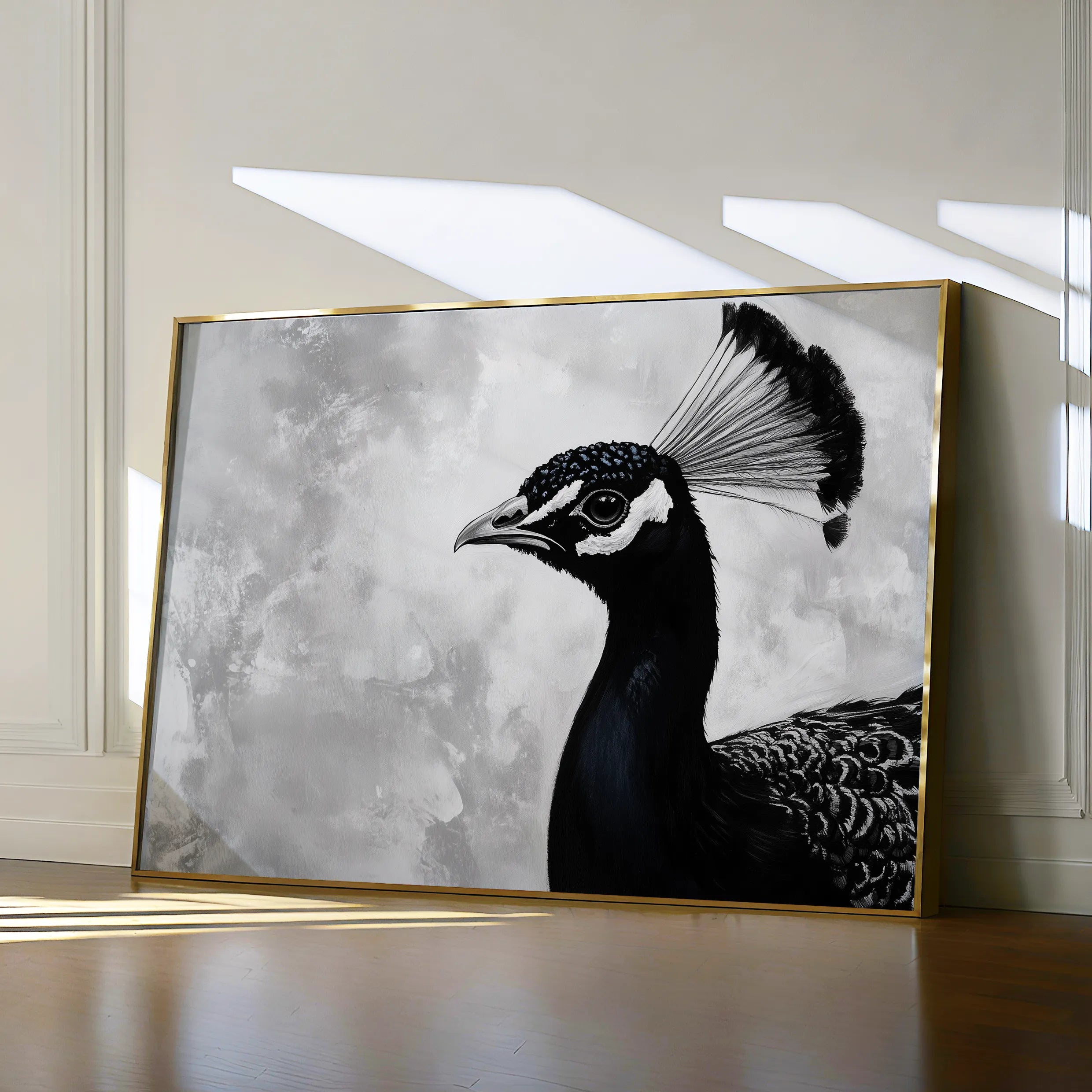 Animals 195 Canvas Art 60 x 40 cm / Black