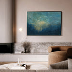Abstract 195 Canvas Art 60 x 40 cm / Black