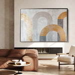 Boho 195 Canvas Art 60 x 40 cm / Black