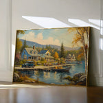 Landscape 195 Canvas Art 60 x 40 cm / Black