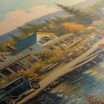 Landscape 195 Canvas Art 60 x 40 cm / Black