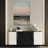 Abstract 1950 Canvas Art 60 x 40 cm / Black