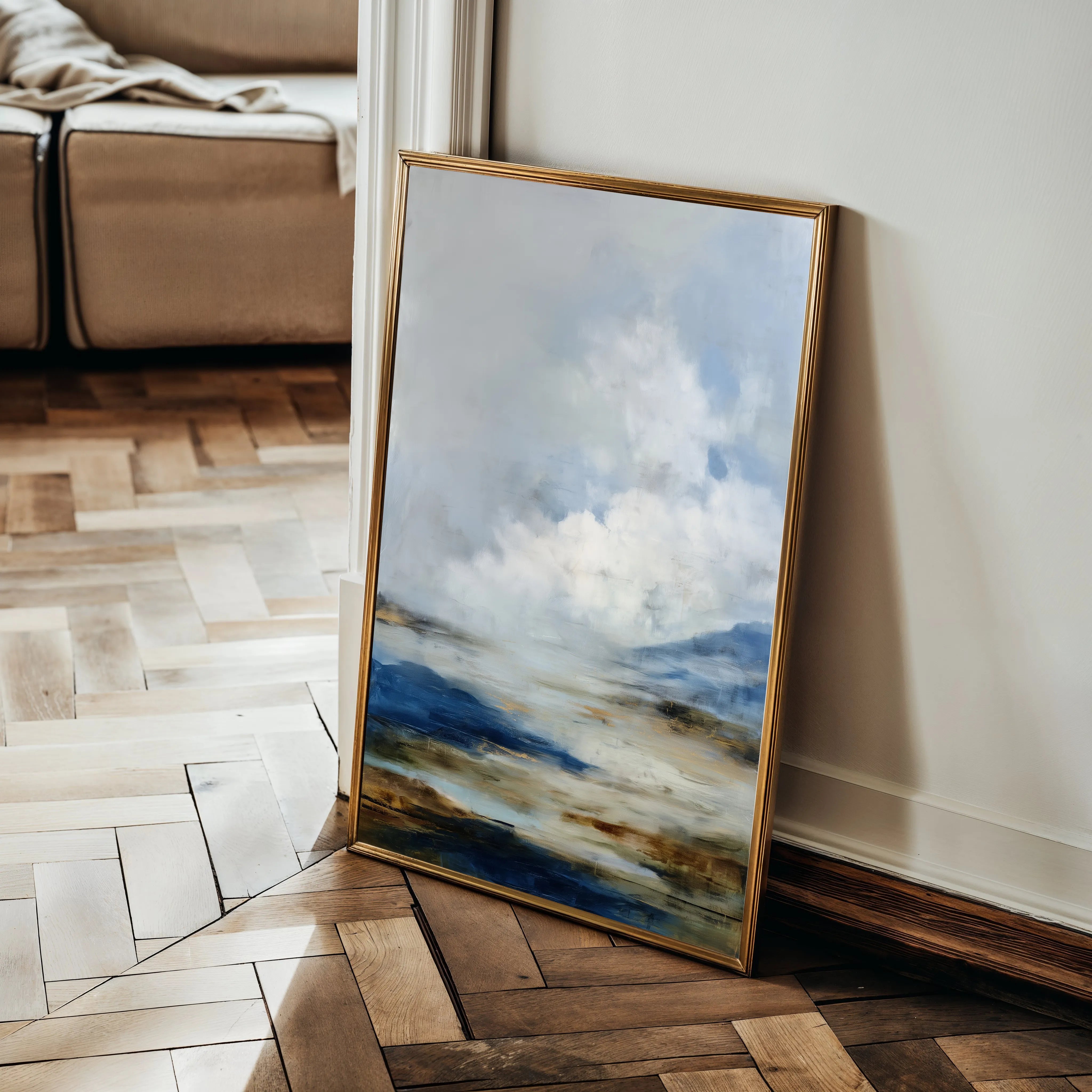 Abstract 1953 Canvas Art 60 x 40 cm / Black