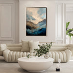 Abstract 1954 Canvas Art 60 x 40 cm / Black