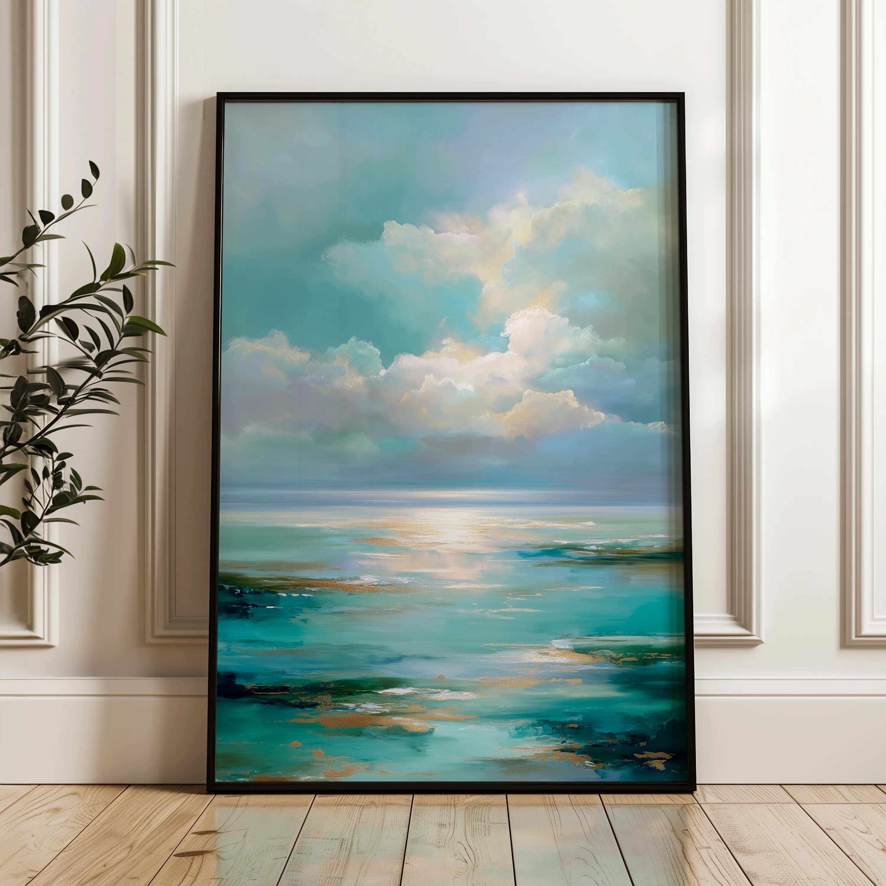 Abstract 1956 Canvas Art 60 x 40 cm / Black