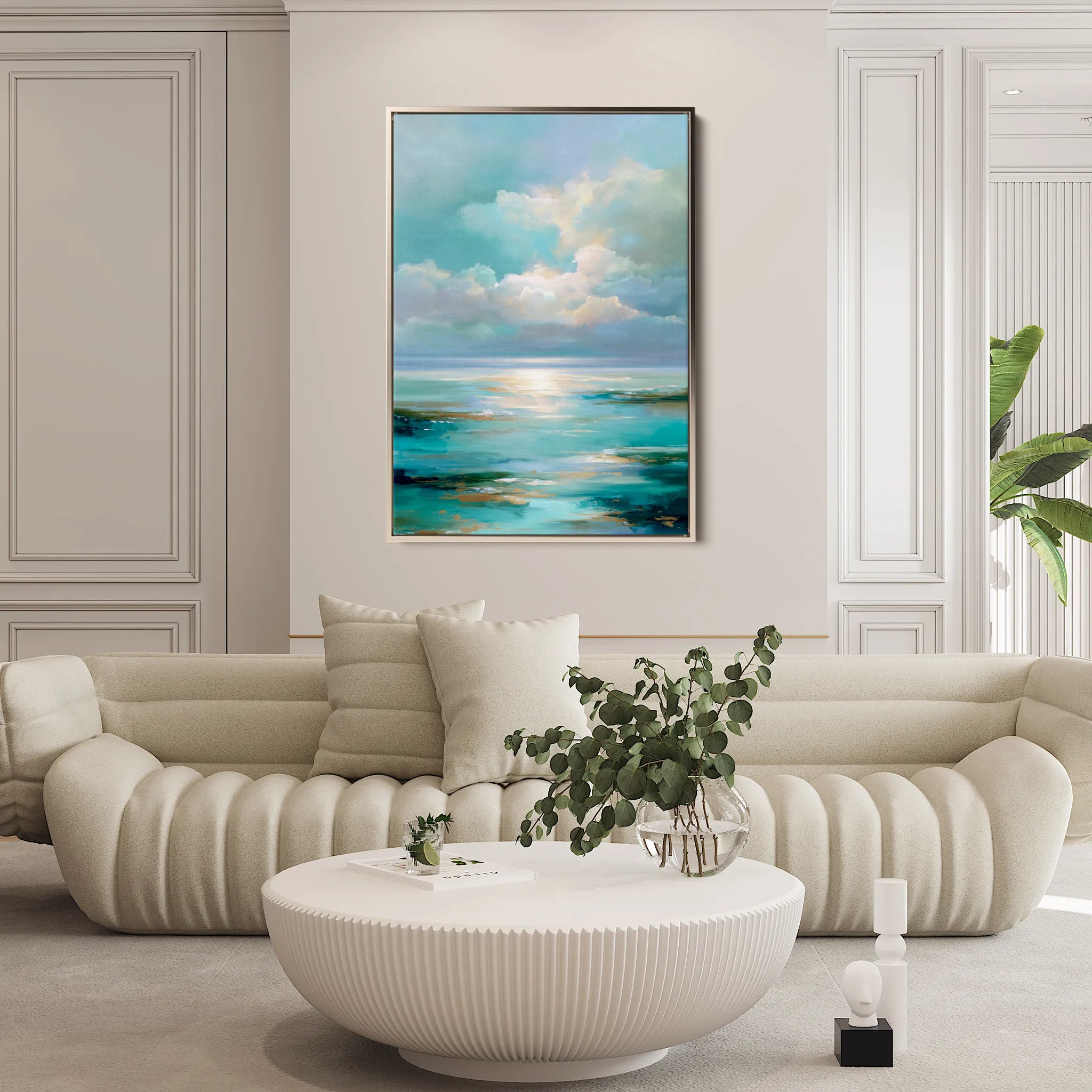 Abstract 1956 Canvas Art 60 x 40 cm / Black