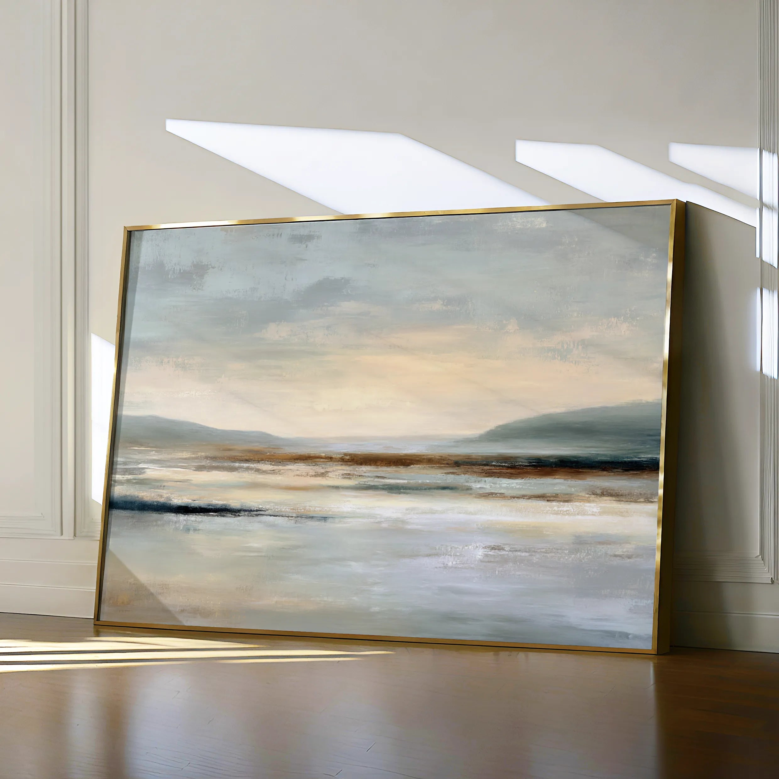 Abstract 1957 Canvas Art 60 x 40 cm / Black