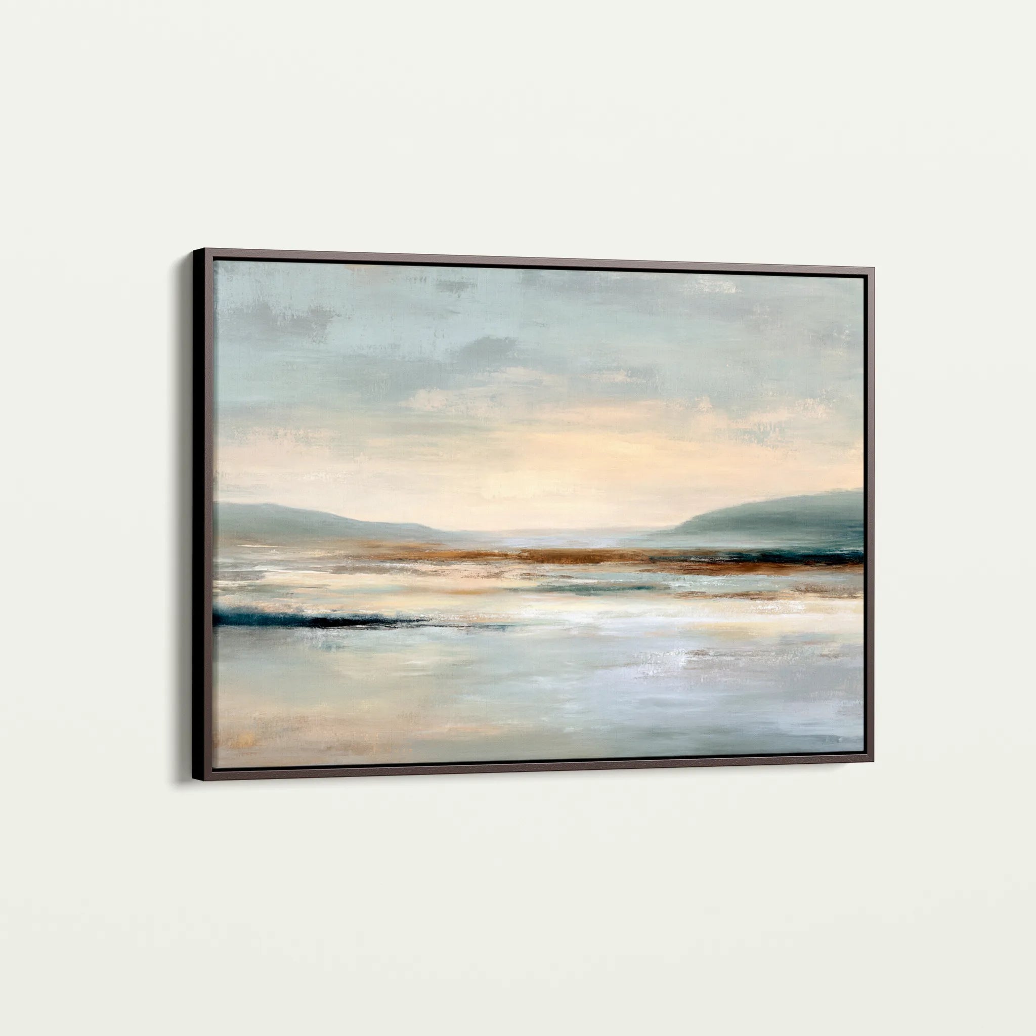 Abstract 1957 Canvas Art 60 x 40 cm / Black