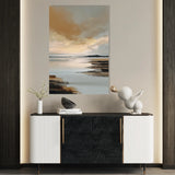 Abstract 1959 Canvas Art 60 x 40 cm / Black