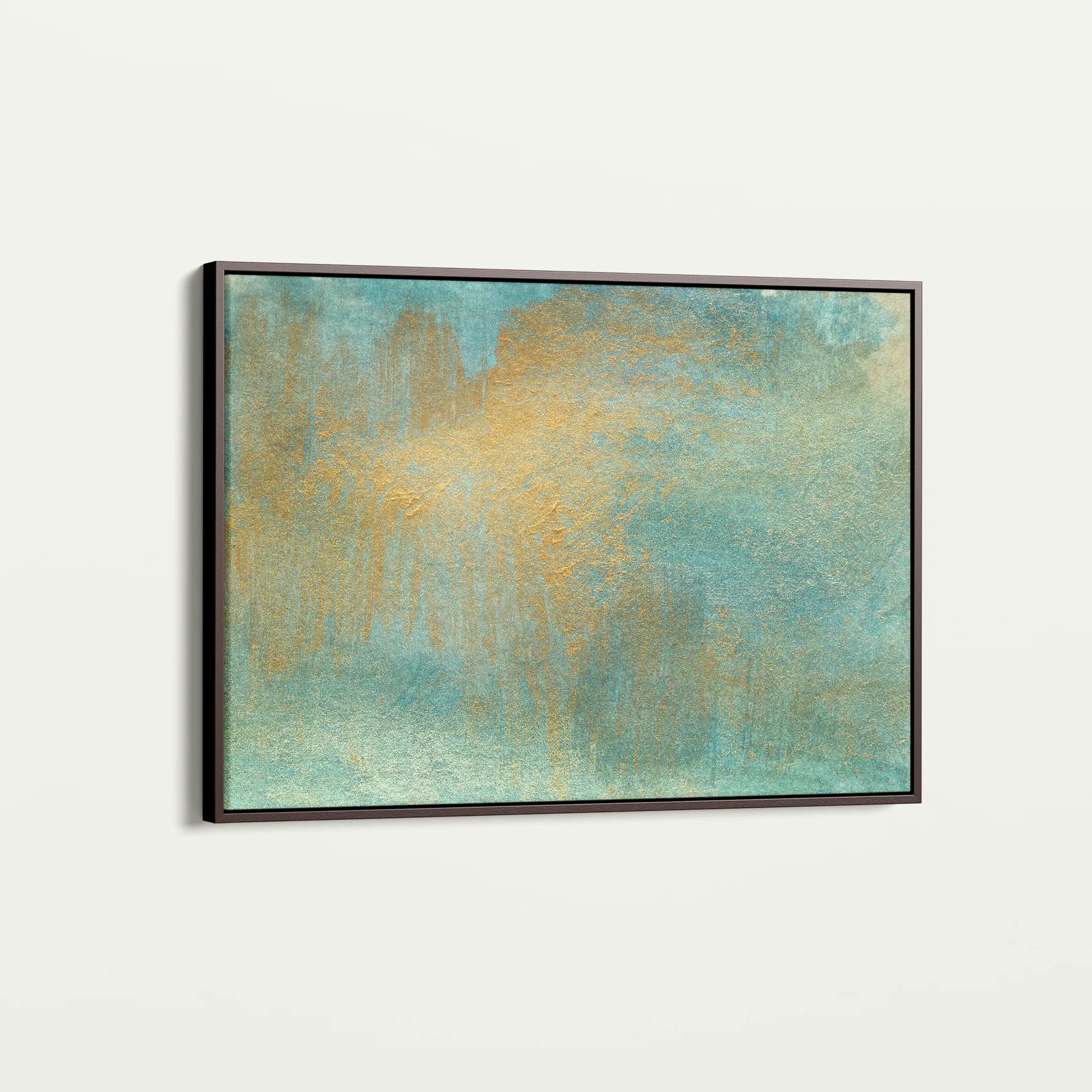 Abstract 196 Canvas Art 60 x 40 cm / Black