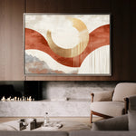 Boho 196 Canvas Art 60 x 40 cm / Black