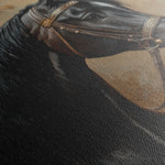 Horses 196 Canvas Art 60 x 40 cm / Black