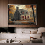 Landscape 196 Canvas Art 60 x 40 cm / Black