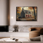Landscape 196 Canvas Art 60 x 40 cm / Black