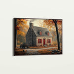 Landscape 196 Canvas Art 60 x 40 cm / Black