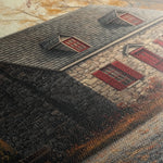 Landscape 196 Canvas Art 60 x 40 cm / Black