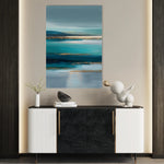 Abstract 1960 Canvas Art 60 x 40 cm / Black