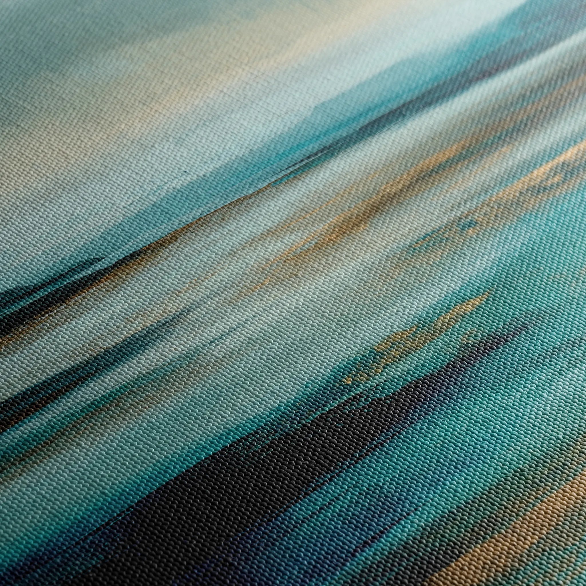 Abstract 1962 Canvas Art 60 x 40 cm / Black
