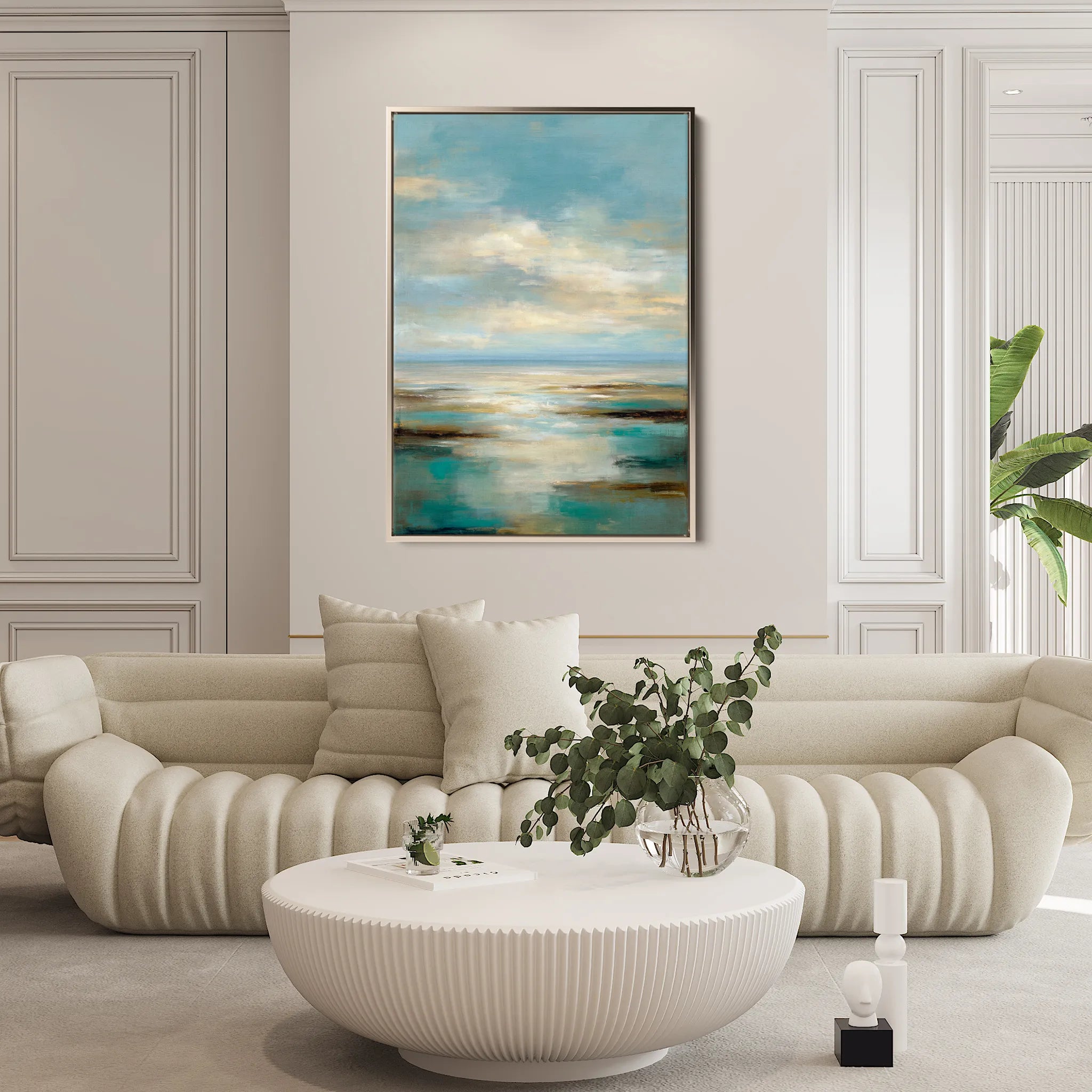 Abstract 1964 Canvas Art 60 x 40 cm / Black