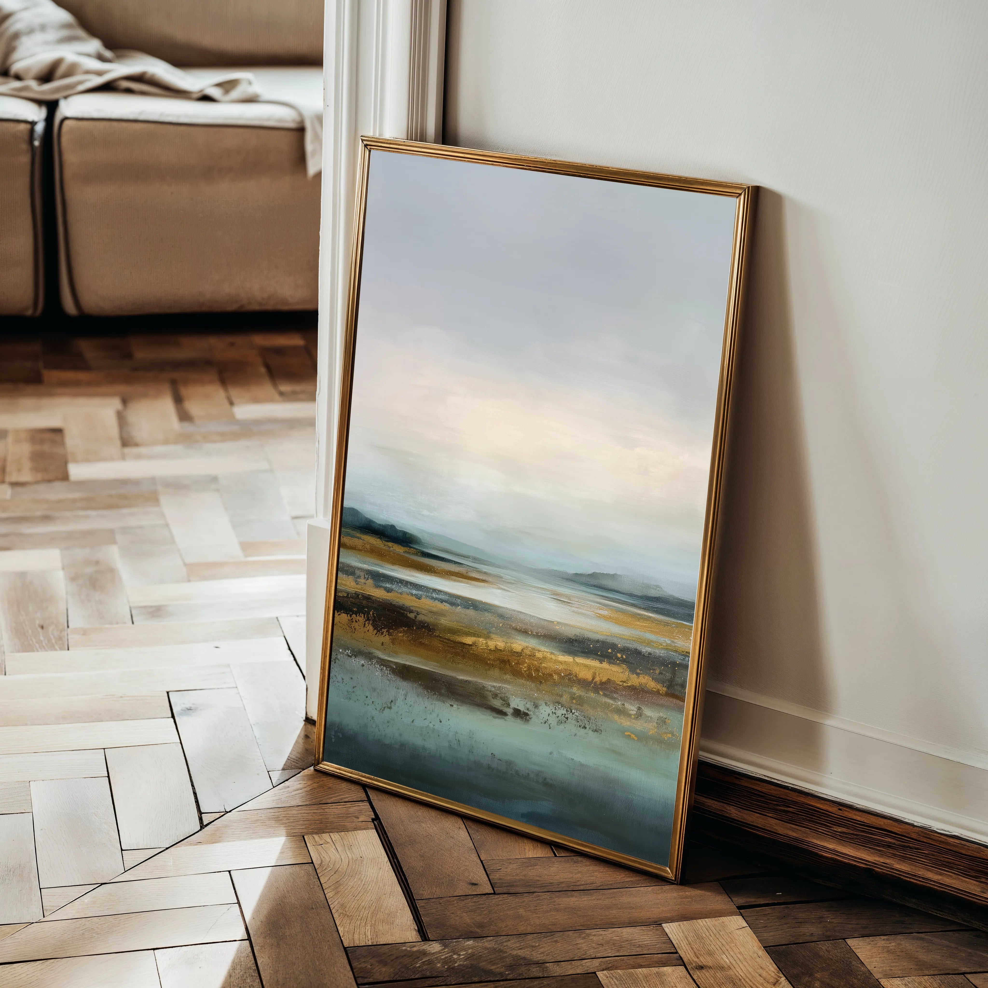 Abstract 1967 Canvas Art 60 x 40 cm / Black