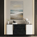 Abstract 1969 Canvas Art 60 x 40 cm / Black