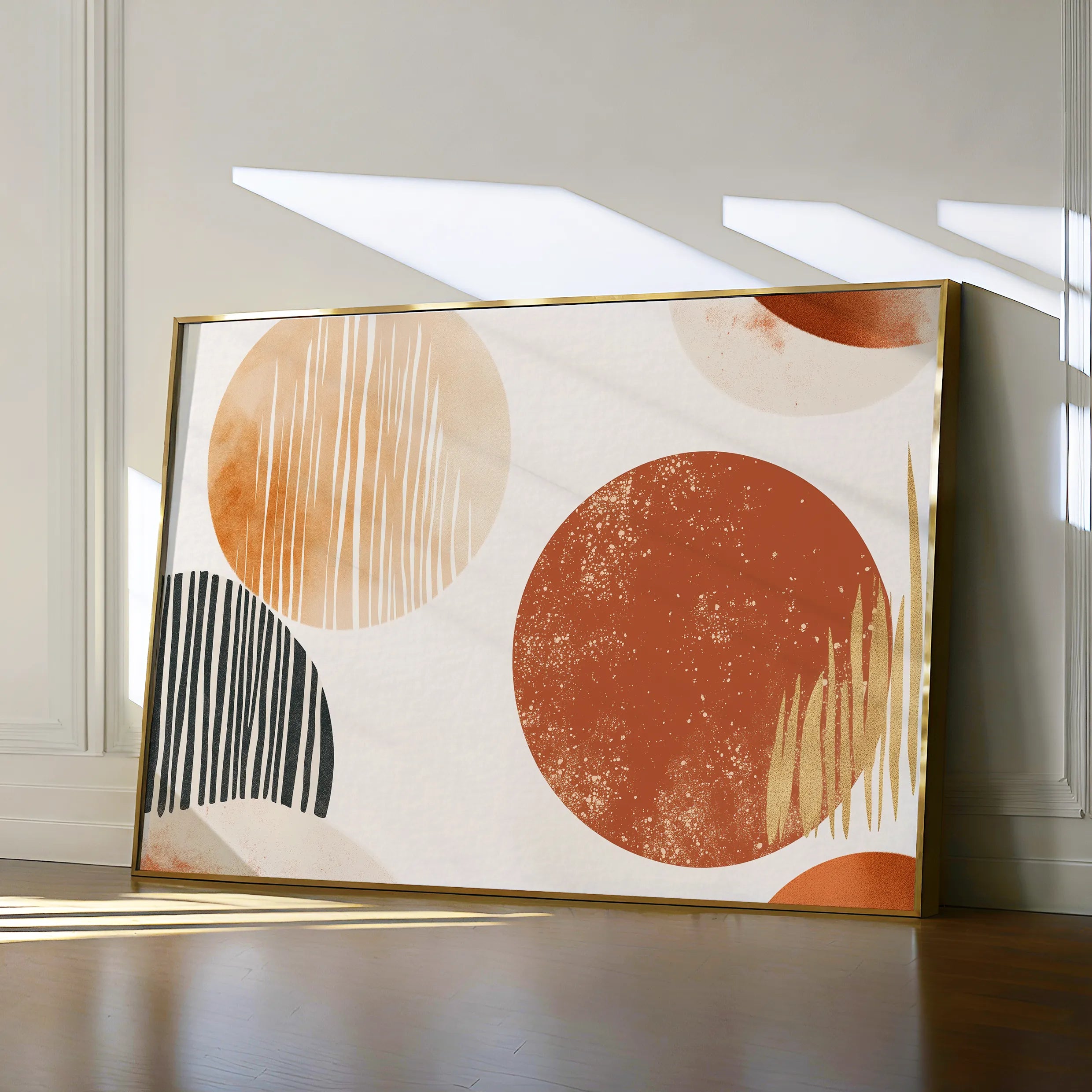 Boho 197 Canvas Art 60 x 40 cm / Black
