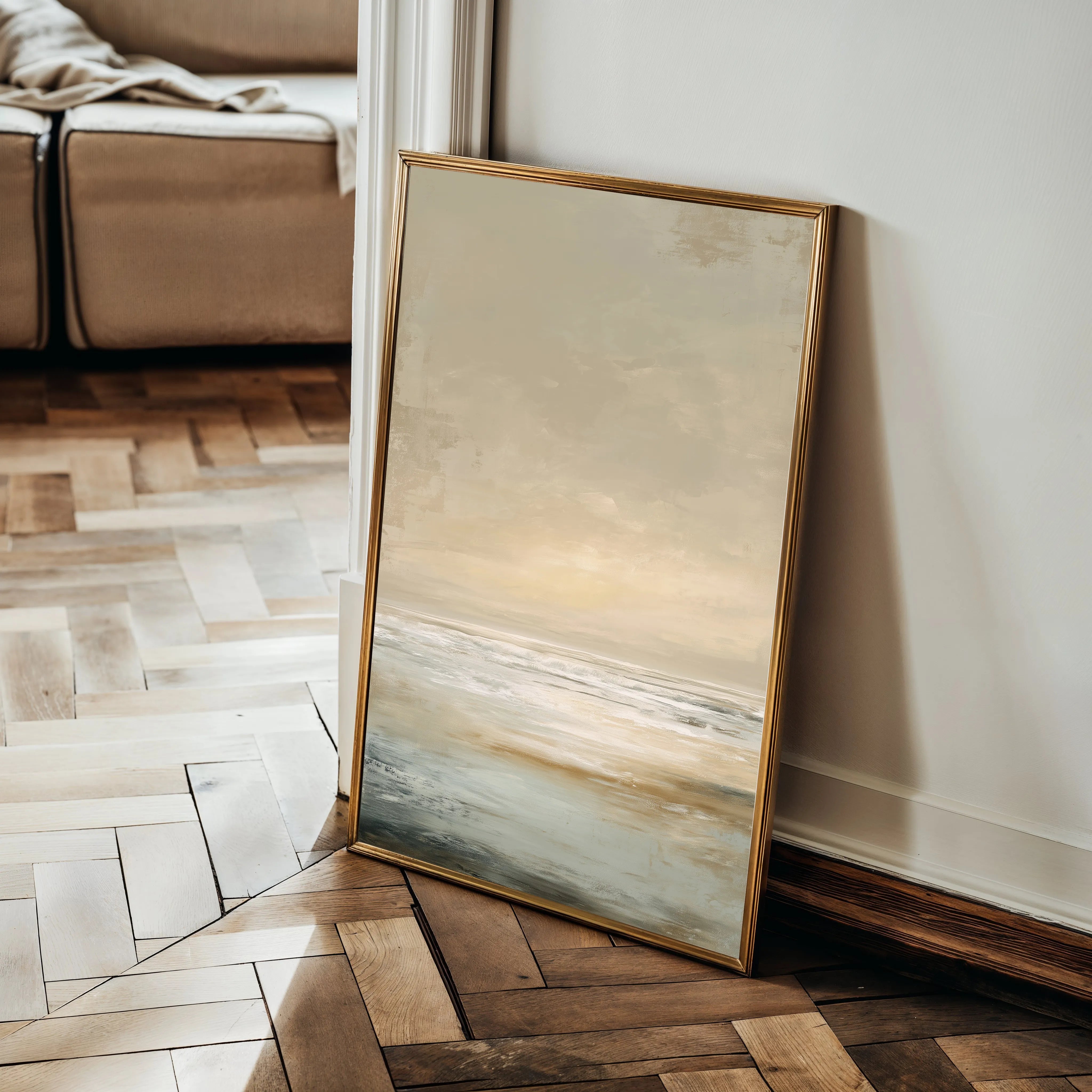Abstract 1972 Canvas Art 60 x 40 cm / Black
