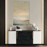 Abstract 1972 Canvas Art 60 x 40 cm / Black