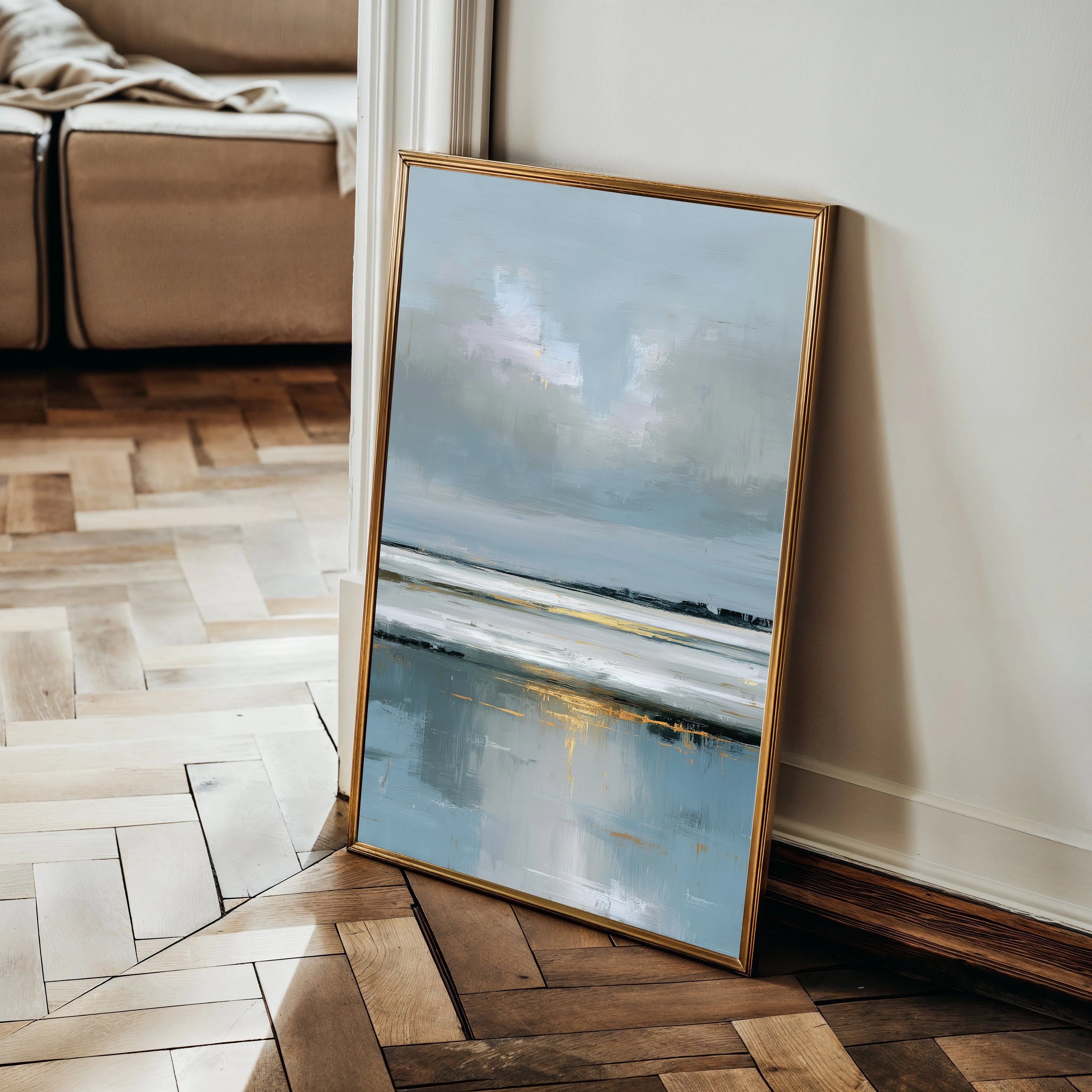 Abstract 1974 Canvas Art 60 x 40 cm / Black
