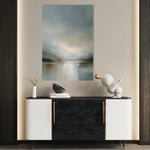 Abstract 1976 Canvas Art 60 x 40 cm / Black
